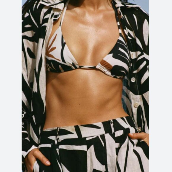 Brand New Vitamin A Gia Triangle Bikini Top - Picture 1 of 9